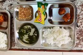 UBND xã Lập Thạch báo cáo về bữa ăn bán trú 19k có muối lạc và 2 viên thịt