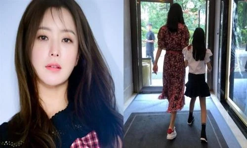Kim Hee Sun hiếm hoi chia sẻ ảnh bên con gái lên mạng xã hội 