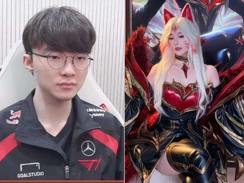 Nữ streamer cosplay Ahri Huyền Thoại Bất Tử của Faker cực gợi cảm