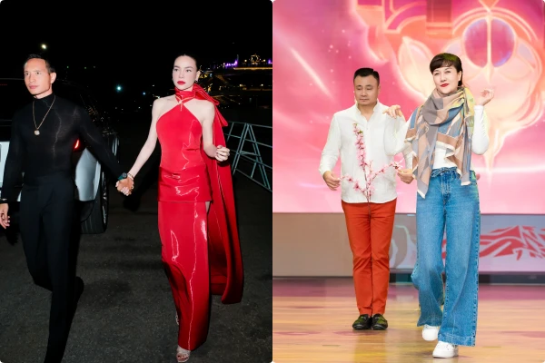 Hot face sao Việt: Vợ chồng Hồ Ngọc Hà tay trong tay tại một sự kiện