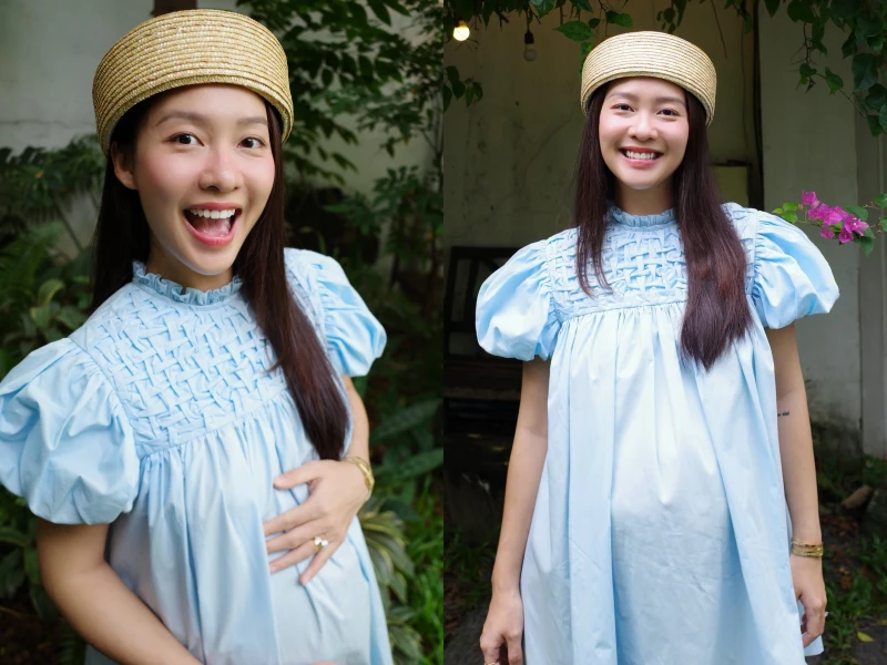 [GALLERY] Khả Ngân khoe bụng bầu nhí nhảnh, nhan sắc mẹ bầu gây mê