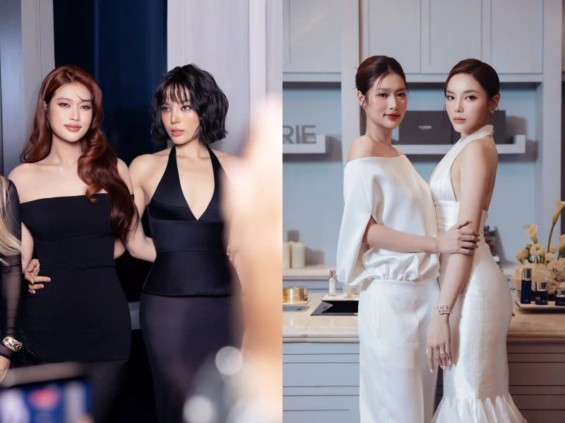 Vóc dáng cực phẩm của cặp bài trùng Kỳ Duyên và Thiên Ân khiến fan mê mẩn