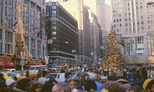 Ảnh màu thành phố New York sầm uất những năm 1970