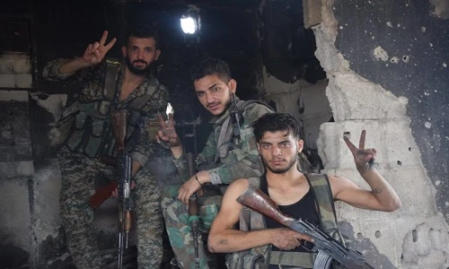 Ảnh: Đại thắng, quân Syria hừng hực khí thế chiến đấu ở Damascus
