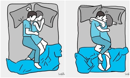 Tư thế ngủ cho biết vợ chồng bạn đắm say hay lạnh nhạt