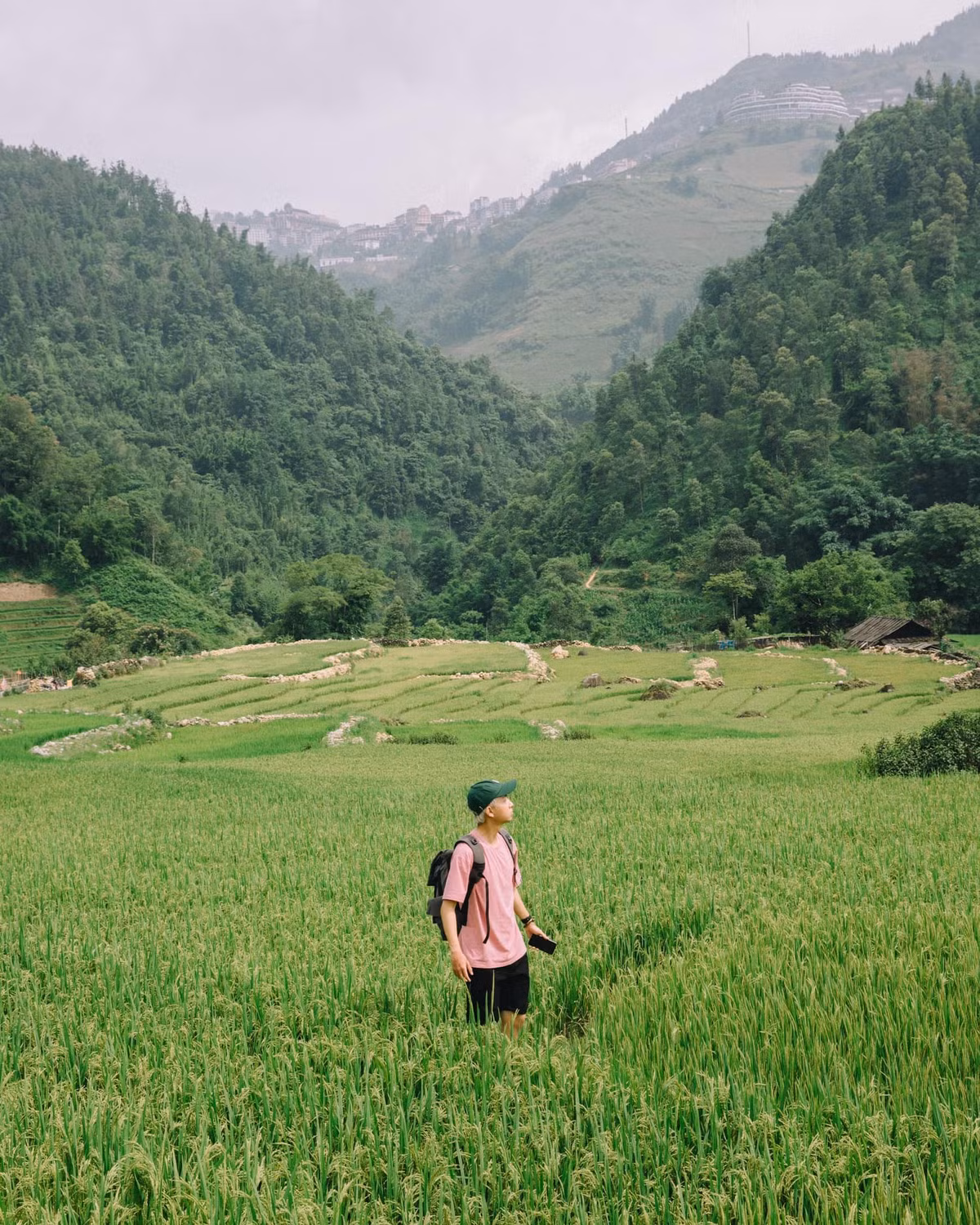 Tả Van cũng là một điểm trekking lý tưởng cho những ai yêu thích vận động. Cung đường đi bộ nối từ bản Lao Chải sang Tả Van băng qua ruộng bậc thang, suối đá và những cánh rừng nhỏ luôn thu hút du khách nước ngoài, đặc biệt là những người trẻ yêu khám phá và thiên nhiên. Với độ cao vừa phải, khí hậu trong lành, hành trình khám phá Tả Van không quá mạo hiểm mà vẫn đủ thử thách và hấp dẫn. Ảnh Bùi Quang Thụy