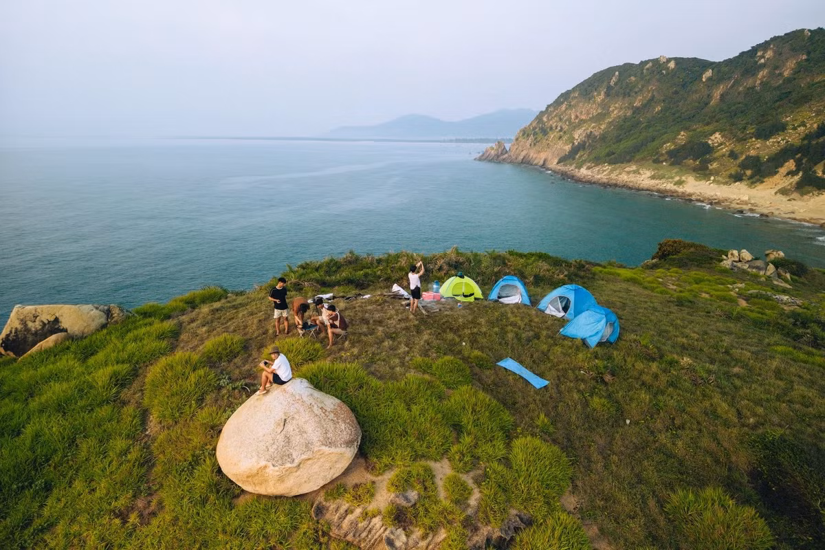 Hiện nay, dù vẫn chưa phát triển du lịch quy mô lớn, nhưng làng chài Tân Phụng bắt đầu có vài homestay do người dân địa phương làm chủ, phục vụ du khách theo kiểu “nhà trong làng”. Không có phòng sang trọng, điều hòa hay tiện nghi hiện đại, nhưng bù lại là tiếng sóng biển rì rào, gió biển mát lành và không khí trong lành, rất thích hợp cho các kỳ nghỉ dưỡng ngắn ngày. Ảnh Quan Nguyễn