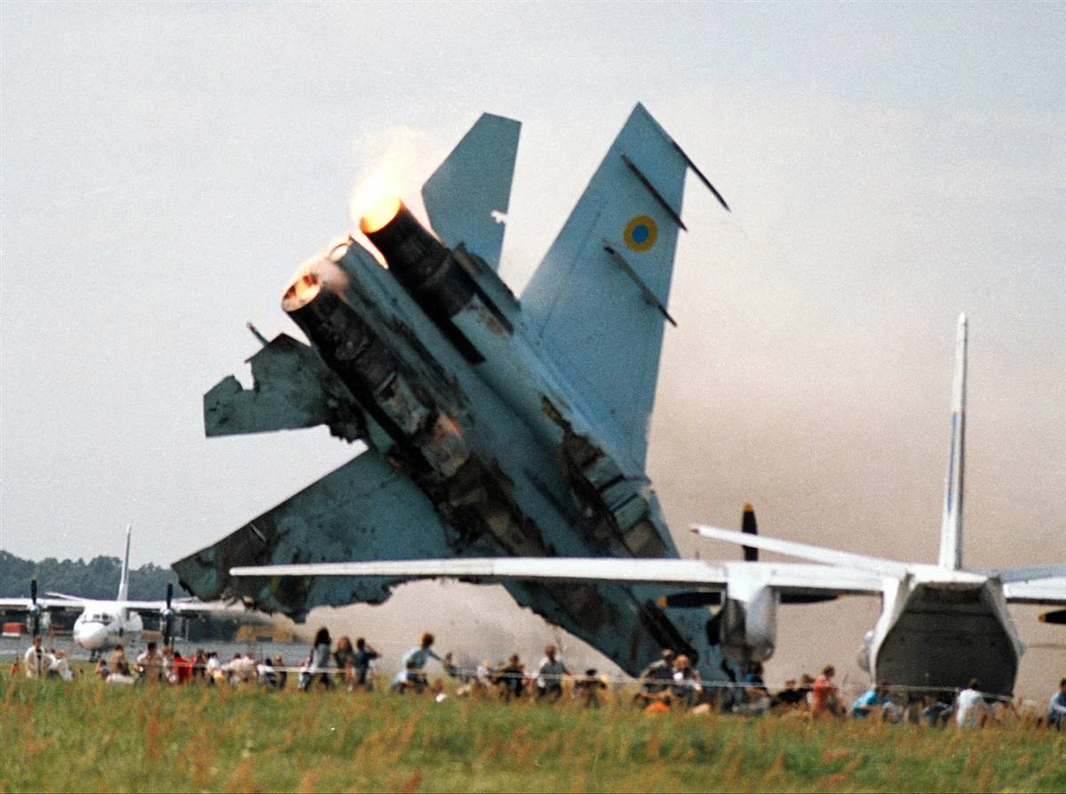Lần đầu tập bay với Su-27 Ukraine, phi công Mỹ tử nạn?