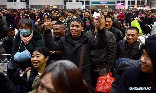 Xuân vận 2018: Con đường về quê ăn Tết của người Trung Quốc