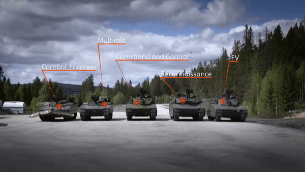 CV90 được áp dụng nhiều công nghệ mới trong đó có việc sự dụng các bộ hấp thụ nhiệt để tránh bị camera ảnh nhiệt của đối phương phát hiện.