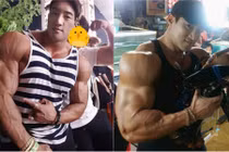 Hot boy Hàn Quốc khoe cơ bắp gân guốc gây choáng