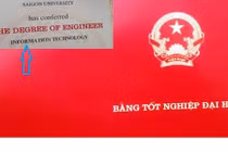 Hàng trăm bằng ĐH Sài Gòn sai chính tả: Xử lý cán bộ