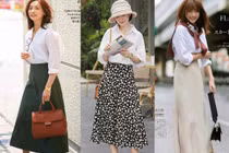 Cách phối sơ mi trắng phong cách retro sang xịn, hợp trend