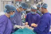 Tái tạo thành công vạt môi cho cụ ông bị chó cắn đứt môi 