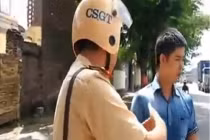 Xôn xao clip CSGT Hải Phòng gặp “thanh niên cứng”