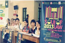 Sinh viên hào hứng với cuộc thi “Soul of Law 2013”