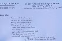 Gợi ý đáp án, đề thi môn Văn khối C, D 2014
