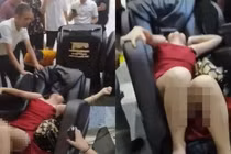 Suýt mất mạng vì ngồi ghế massage trong siêu thị