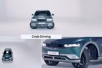 Hyundai Ioniq 5 có thể "bò ngang như cua", chị em dễ dàng đỗ xe