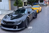 Thái Nguyên đón siêu xe BMW i8 đầu tiên, "dàn chân dài tới nách“