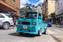 Xe tải Suzuki Carry độ widebody siêu ấn tượng ở Sài Gòn