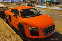 Siêu xe Audi R8 V10 Plus “tái xuất” cùng chủ nhân tại Sài Gòn