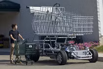 Shopper Chopper, xe đẩy hàng "quái vật" lắp động cơ V8