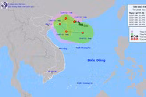 Bão số 3 gây mưa to cục bộ ở Bắc Bộ và Trung Bộ
