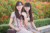 Cặp song sinh xứ Nghệ khoe ảnh mới xinh lung linh