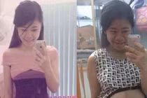 Thiếu nữ xinh đẹp xuống sắc không nhận ra khi mang bầu