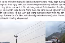 Con cố diễn viên Hồng Sơn mắc kẹt động đất ở Nepal