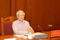 Tổng Bí thư Nguyễn Phú Trọng chủ trì cuộc họp phòng, chống tham nhũng