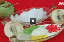 Cách làm chè vú sữa hạt lựu ngon miễn chê
