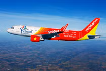 Cổ phiếu Vietjet Air tiếp tục tăng trần, khối lượng khớp lệnh tăng mạnh