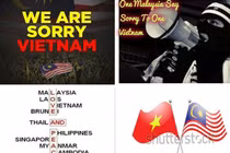 Cộng đồng mạng Malaysia đăng ảnh xin lỗi CĐV VN