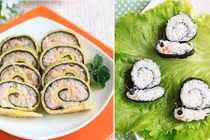 Mẹ khéo tay làm hộp cơm Bento đẹp mắt cho bé