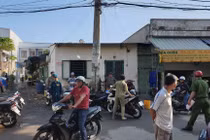 Công an phong toả hiện trường.