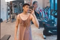Noo Phước Thịnh bị fan nghi “mượn” váy Mai Phương Thúy đi tập gym