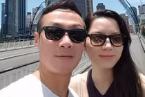 MC Anh Tuấn khoe ảnh hạnh phúc bên vợ xinh đẹp kém 14 tuổi