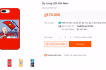 Ốp lưng smartphone in hình cổ vũ đội tuyển Việt Nam đắt khách