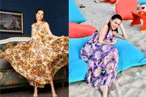 “Nể phục” phong cách thời trang giấu bụng bầu của Hà Hồ