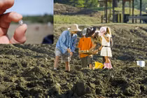 Tận mục mỏ kim cương lộ thiên không ai cai quản