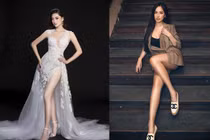 Gu thời trang gợi cảm khoe chân dài của các nàng hậu cao nhất Vbiz 