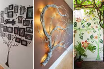 Những cách làm tranh tường trang trí nhà độc đáo
