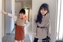 Mẫu nhí 8 tuổi xứ Hàn ăn mặc sành điệu hơn cả người lớn