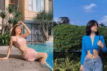 Gu thời trang khoe eo thon “nóng bỏng mắt” của hot girl Trang Banana