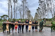 Hải Dương: Công an, quân đội chung tay khắc phục bão số 3 Yagi