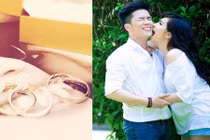Bầu 6 tháng, Diễm Hương khoe khéo nhẫn cưới với Quang Huy