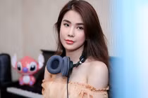Diệp Lâm Anh mặt căng phồng đi thu âm cùng Only C