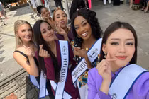 Đặng Thanh Ngân xinh đẹp giữa dàn thí sinh Miss Supranational 2023